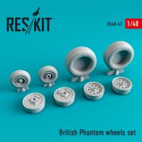 Res/Kit British Phantom wheels set (Special Order)