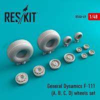 Res/Kit General Dynamics F-111 (A, B, C, D) wheels set (Special Order)