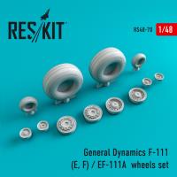 Res/Kit General Dynamics F-111 (E, F) / EF-111A wheels set (Special Order)