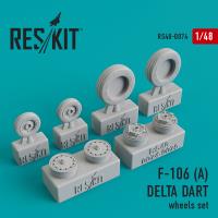 Res/Kit Convair F-106 (_) Delta Dart wheels set (Special Order)