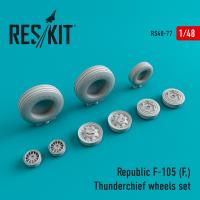 Res/Kit Republic F-105 (F,) Thunderchief wheels set (Special Order)