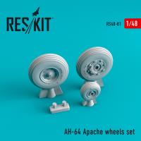 Res/Kit McDonnell Douglas AH-64 Apache wheels set (Special Order)