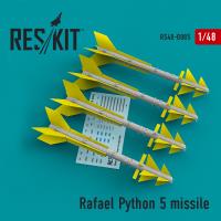 Res/Kit Rafael Python 5 missile (4 pcs) (F-16I, F-16D, F-15I Mirage F.1) (Special Order)