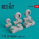 Res/Kit F-22A Raptor wheels set (Special Order)
