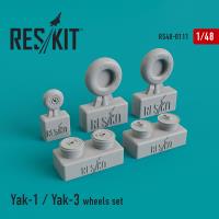 Res/Kit Yak-1 / Yak-3 wheels set (Special Order)
