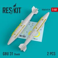 Res/Kit GBU 31 Bomb (2 pcs) (A-10, B-1, B-2, F-15, F-16, F-35) (Special Order)