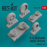 Res/Kit A-4 Skyhawk early version wheels set (Special Order)