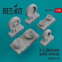 Res/Kit A-4 Skyhawk early version wheels set (Special Order)