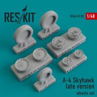 Res/Kit A-4 Skyhawk late version wheels set (Special Order)