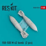 Res/Kit FAB-500 M-62 bomb (2 pcs) (Su-17, Su-22, Su-24, Su-25, Su-30, Su-34) (Special Order)