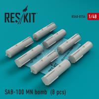 Res/Kit SAB-100 MN bomb (8 pcs) Su-7, Su-17, Su-24, Su-25, Su-27, Su-30, Su-34, MiG-21, MiG-27, Yak-38, Jak-130 (Special Order)