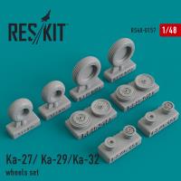 Res/Kit Ka-27/Ka- 29/Ka-32 wheels set (Special Order)