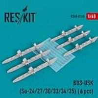 Res/Kit BD3-USK Racks (Su-24/27/30/33/34/35) (6 pcs) (Special Order)
