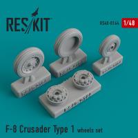 Res/Kit F-8 Crusader Type 1 wheels set (Special Order)