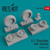 Res/Kit A-1 Skyraider late version wheels set (Special Order)