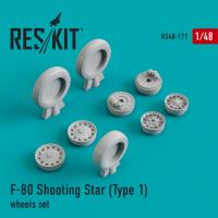 Res/Kit F-80 Shooting Star (Type 1) wheels set (Special Order)