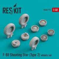 Res/Kit F-80 Shooting Star (Type 2) wheels set (Special Order)