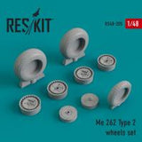 Res/Kit Me.262 Type 2 wheels set (Special Order)