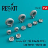 Res/Kit Harrier GR.1/GR.3/AV-8A/FRS.1/Sea Harrier wheels set (Special Order)