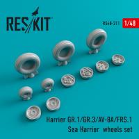 Res/Kit Harrier GR.1/GR.3/AV-8A/FRS.1/Sea Harrier wheels set (Special Order)