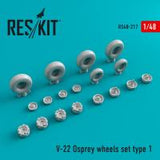 Res/Kit V-22 Osprey Type 1 wheels set (Special Order)