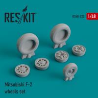 Res/Kit Mitsubishi F-2 wheels set (Special Order)