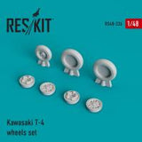 Res/Kit Kawasaki T-4 wheels set (Special Order)
