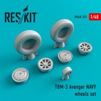 Res/Kit TBM-3 Avenger NAVY wheels set (Special Order)