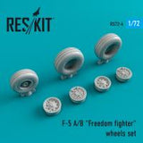 Res/Kit F-5 A/B 'Freedom fighter' wheels set (Special Order)