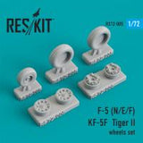 Res/Kit F-5 (N/E/F), KF-5F Tiger II wheels set (Special Order)