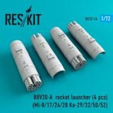 Res/Kit B8V20-_ rocket launcher (4 pcs) (Mi-8/17/24/28 Ka-29/32/50/52) (Special Order)