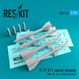Res/Kit R-27 (R,T) soviet missile (4 pcs) (MiG-29, Su-27/30/32/33/35/37) (Special Order)