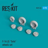 Res/Kit General Dynamics F-16 (I) 'Sufa' wheels set (Special Order)