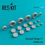 Res/Kit Dassault Mirage F.1 wheels set (Special Order)