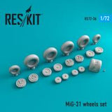 Res/Kit MiG-31 wheels set (Special Order)