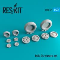 Res/Kit MiG-25 wheels set (Special Order)
