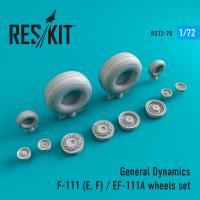 Res/Kit General Dynamics F-111 (E, F) / EF-111A wheels set (Special Order)