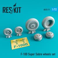 Res/Kit North American F-100 Super Sabre wheels set (Special Order)