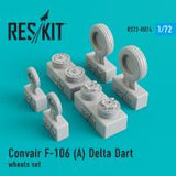 Res/Kit Convair F-106 (_) Delta Dart wheels set (Special Order)