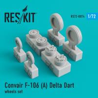 Res/Kit Convair F-106 (_) Delta Dart wheels set (Special Order)