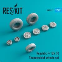 Res/Kit Republic F-105 (F) Thunderchief wheels set (Special Order)