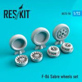 Res/Kit North American F-86 Sabre wheels set (Special Order)