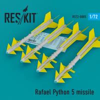 Res/Kit Rafael Python 5 missile (4 pcs) (F-16I, F-16D, F-15I, Mirage F.1) (Special Order)