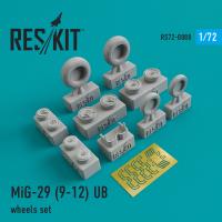 Res/Kit Mikoyan MiG-29 (9-12) UB wheels set (Special Order)