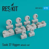 Res/Kit Saab 37 Viggen wheels set (Special Order)