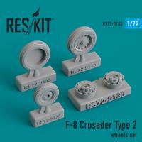 Res/Kit F-8 Crusader Type 2 wheels set (Special Order)