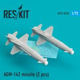 Res/Kit AGM-142 missile (2 pcs) (F-4, F-15, F-16, F-111) (Special Order)