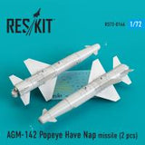Res/Kit AGM-142 Popeye Have Nap missile (2 pcs) (F-4, F-15, F-16, F-111) (Special Order)