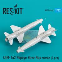 Res/Kit AGM-142 Popeye Have Nap missile (2 pcs) (F-4, F-15, F-16, F-111) (Special Order)
