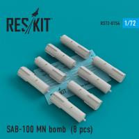 Res/Kit SAB-100 MN bomb (8 pcs) Su-7, Su-17, Su-24, Su-25, Su-27, Su-30, Su-34, MiG-21, MiG-27, Yak-38, Jak-130 (Special Order)